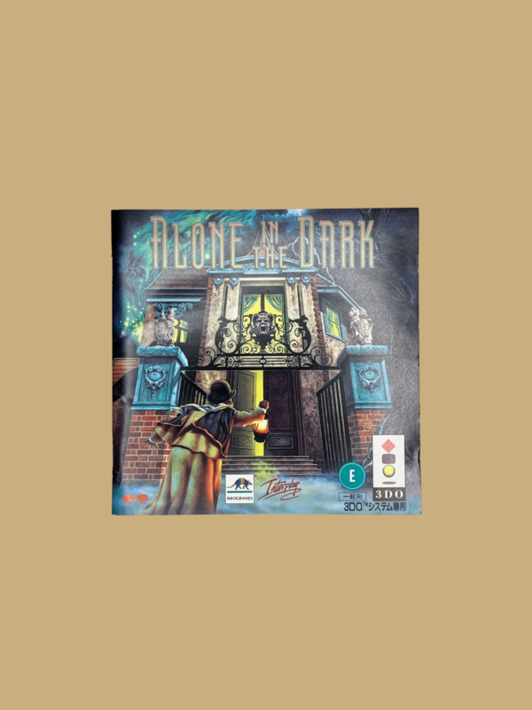 3do alone in the dark booklet front