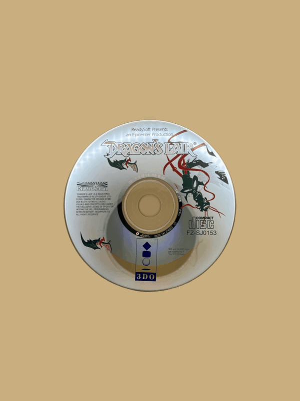 3do dragon's lair booklet disc