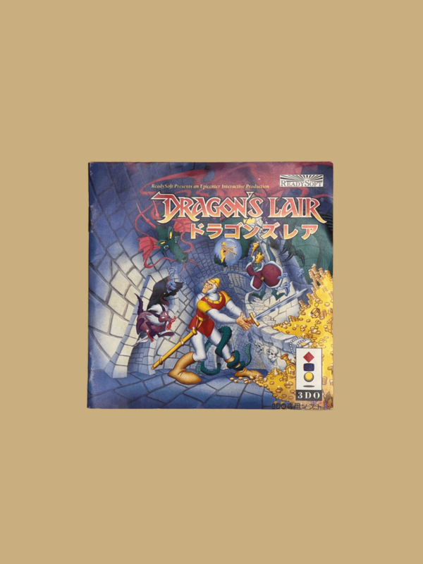 3do dragon's lair booklet front