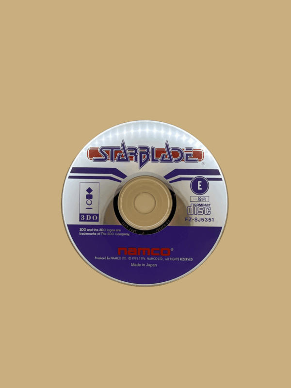 3do starblade booklet disc