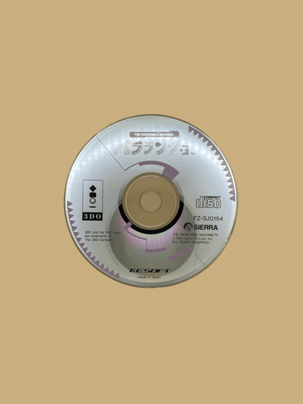 3do the incredible machine disc