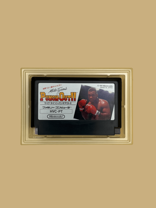 Famicom mike tyson's punch out!! modul front