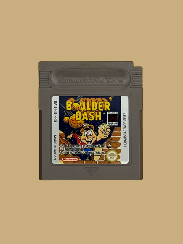 Game boy boulder dash front
