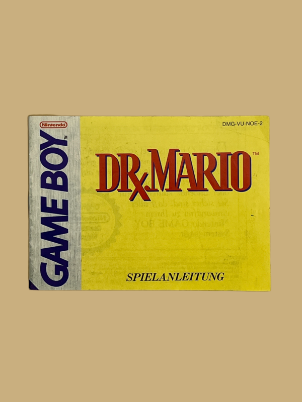 Game boy dr. mario booklet front 2