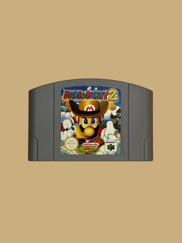N64 mario party 2 front