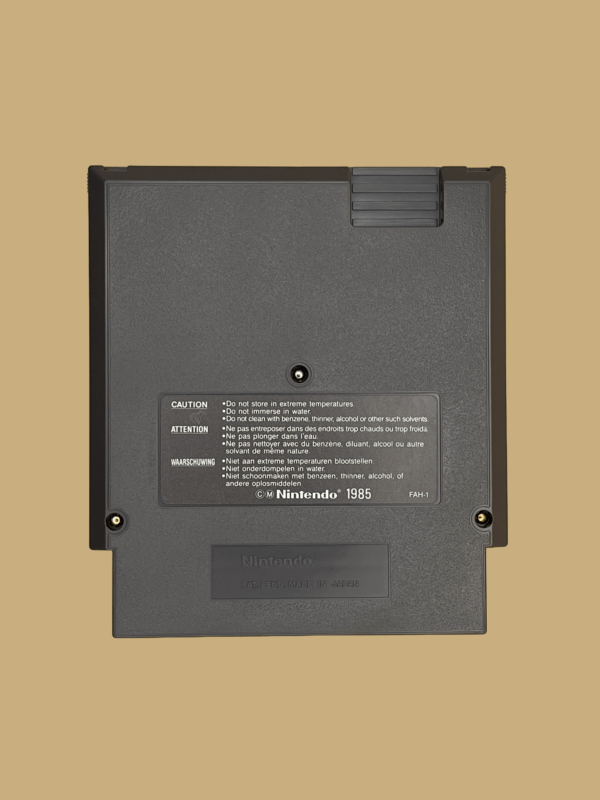 Nes astérix mit booklet back