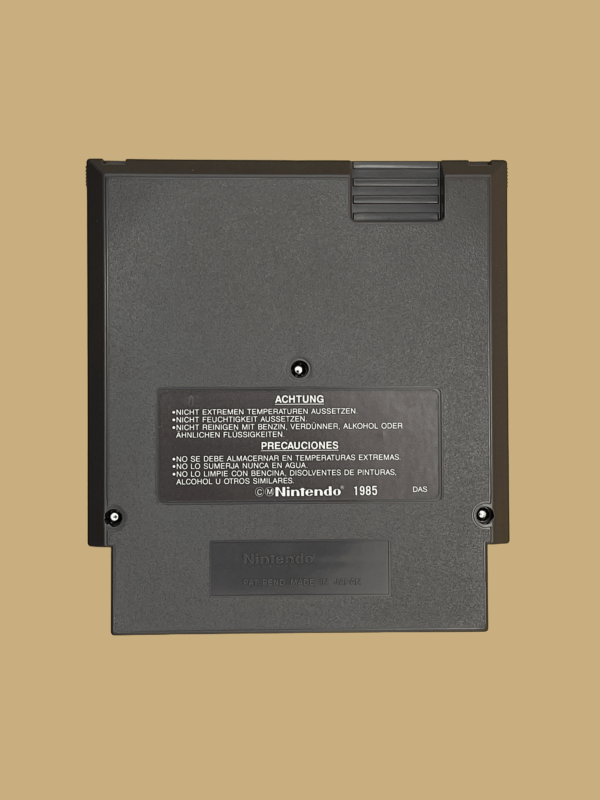 Nes four players tennis mit booklet back