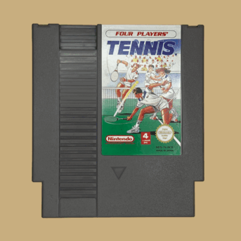 Nes four players tennis mit booklet front