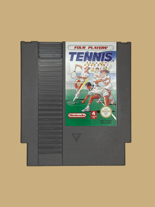 Nes four players tennis mit booklet front
