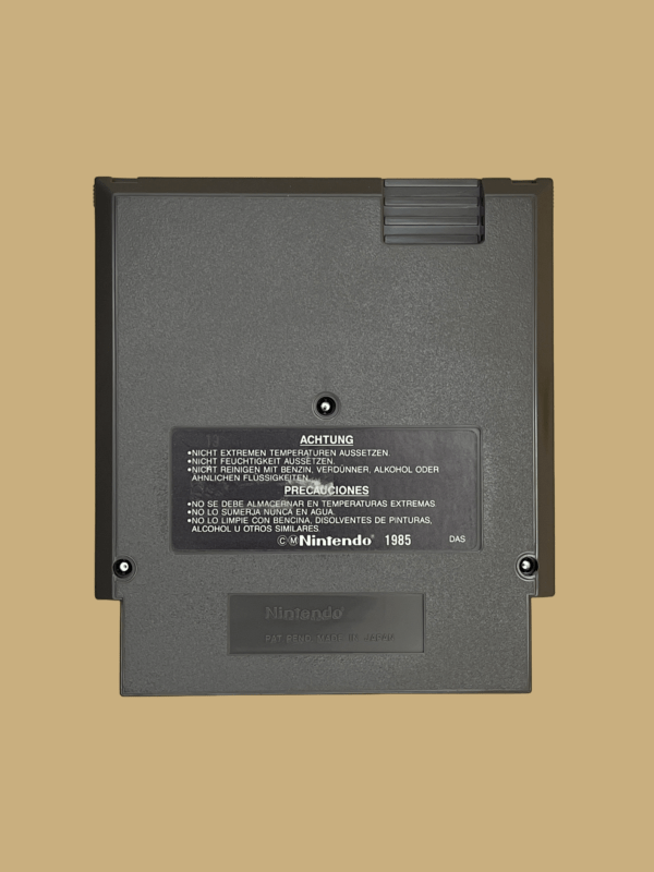 Nes iron sword wizards & warriors ii mit booklet back