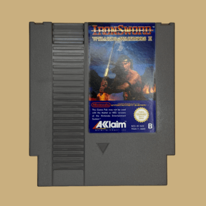 Nes iron sword wizards & warriors ii mit booklet front