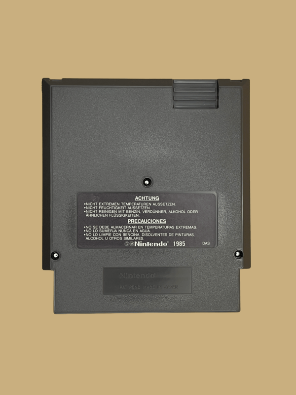 Nes mach rider mit booklet back