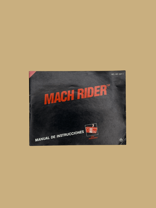 Nes mach rider mit booklet front booklet