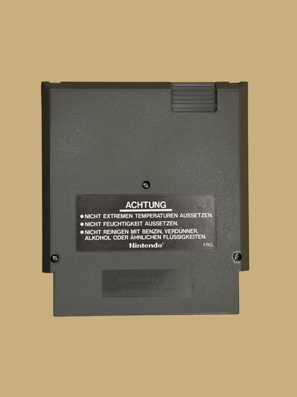 Nes pinball mit booklet back