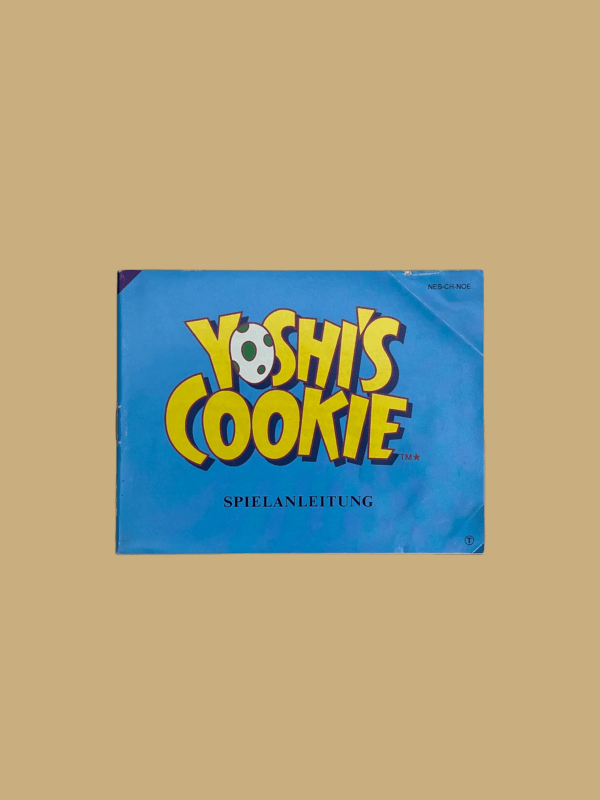 Nes yoshi's cookie mit booklet front booklet