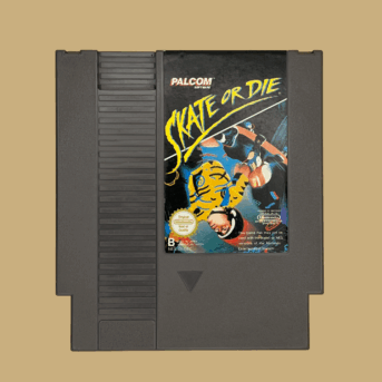 Nes skate or die front