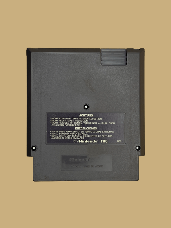 Nes konami hyper soccer back