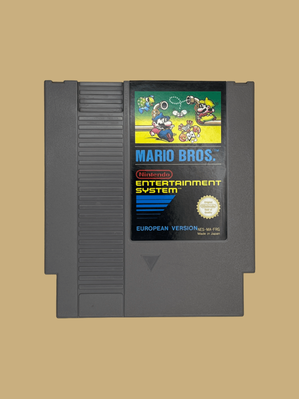 Nes mario bros. front