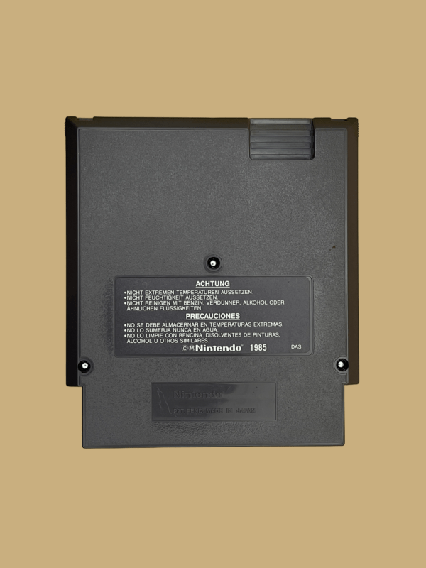 Nes teenage mutant hero turtles back