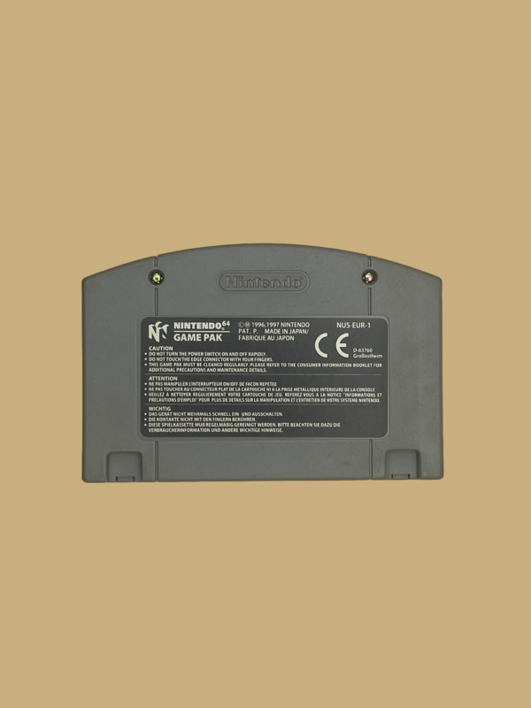 Nintendo 64 f 1 world grand prix back