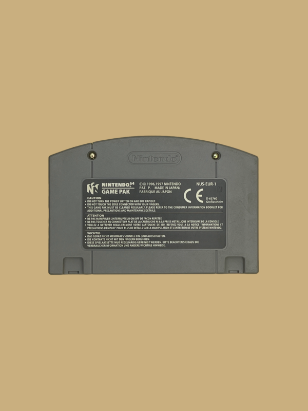 Nintendo 64 f1 pole position 64 back