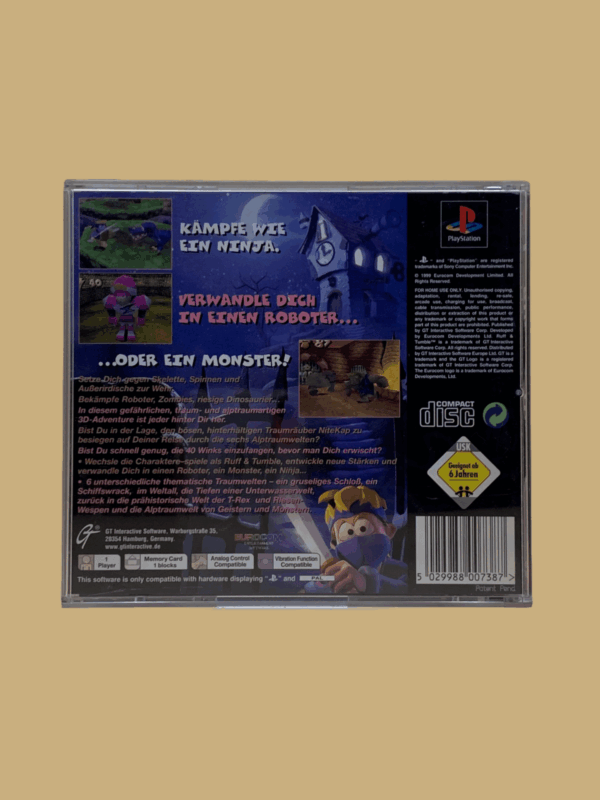 Playstation 1 ruff & tumble back