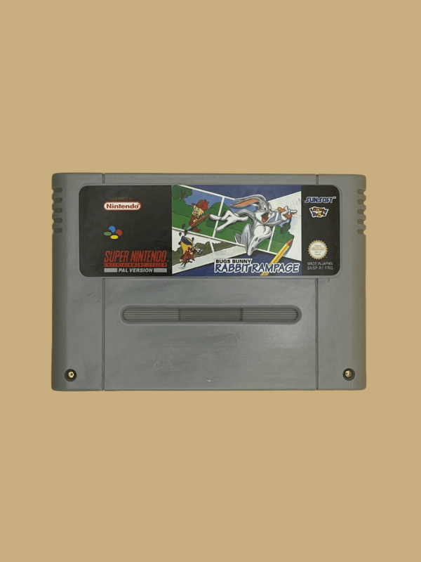 Snes bugs bunny rabbit rampage front