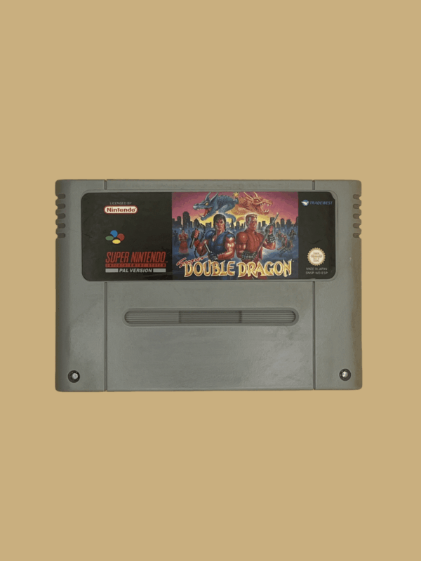 Snes double dragon front
