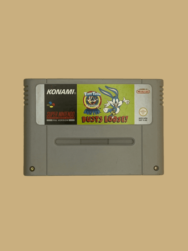 Snes tiny toon advenures buster busts loose! front