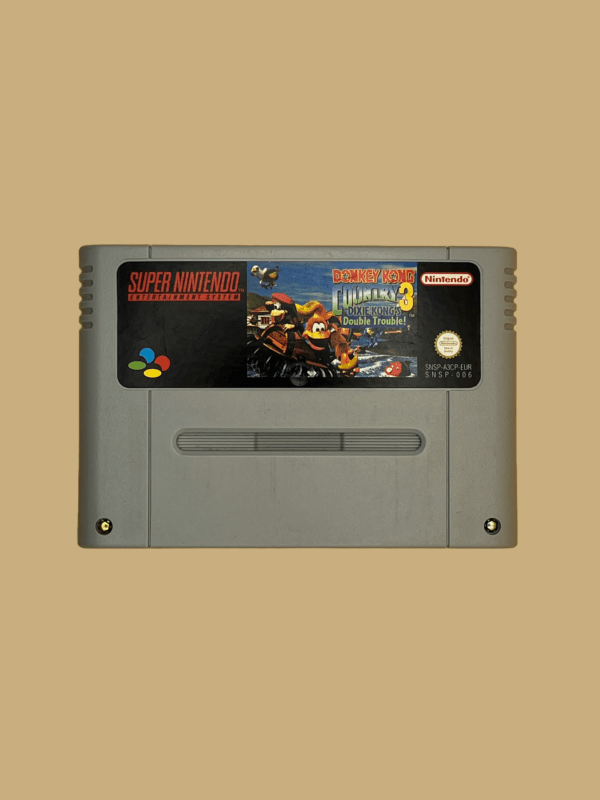 Snes donkey kong country 3 front