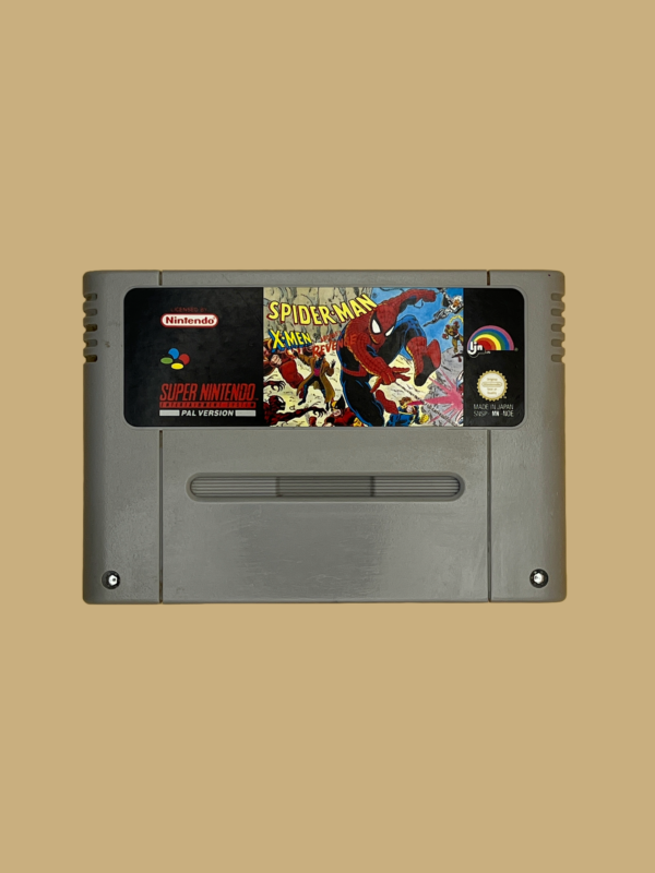 Snes spider man x men arcades revenge front