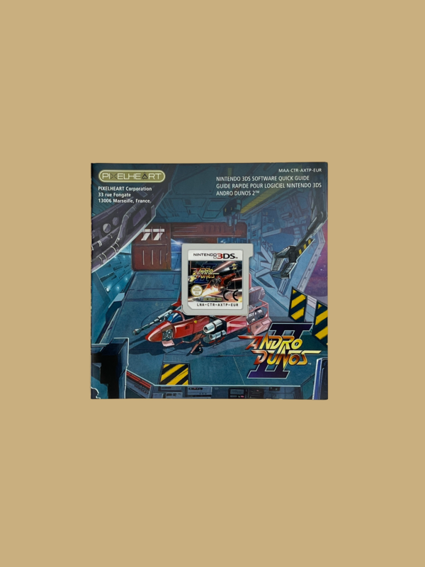 3ds andro dunos ii booklet