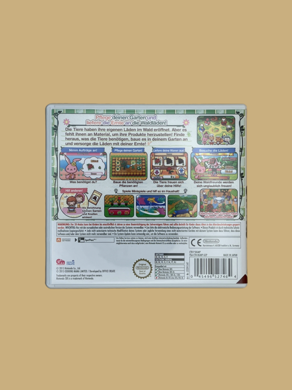 3ds gardening mama forest friends back