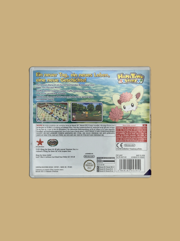3ds harvest moon home town story back