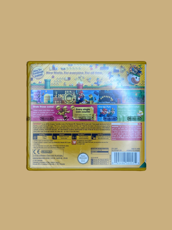 3ds new super mario bros. 2 back