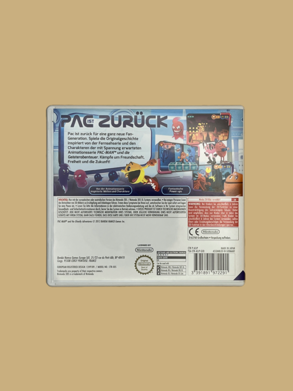 3ds pac man und die geisterabenteuer back