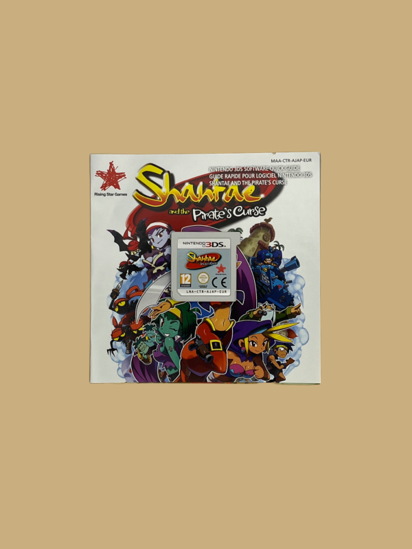 3ds shantae and the pirate's curse booklet
