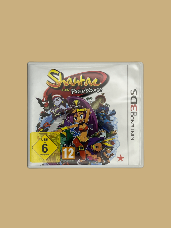 3ds shantae and the pirate's curse front