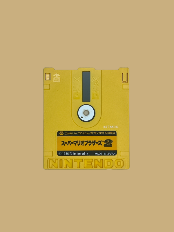 Famicom disk system super mario bros. 2 disc front