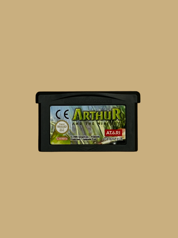Game boy advance arthur and the minimoys front