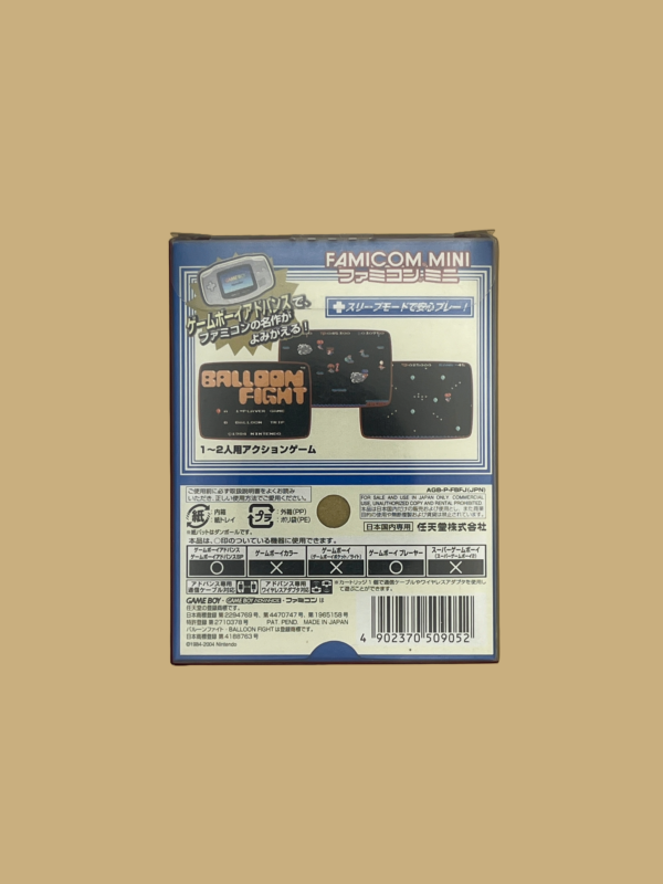 Game boy advance balloon fight back