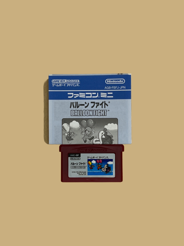 Game boy advance balloon fight modul und booklet