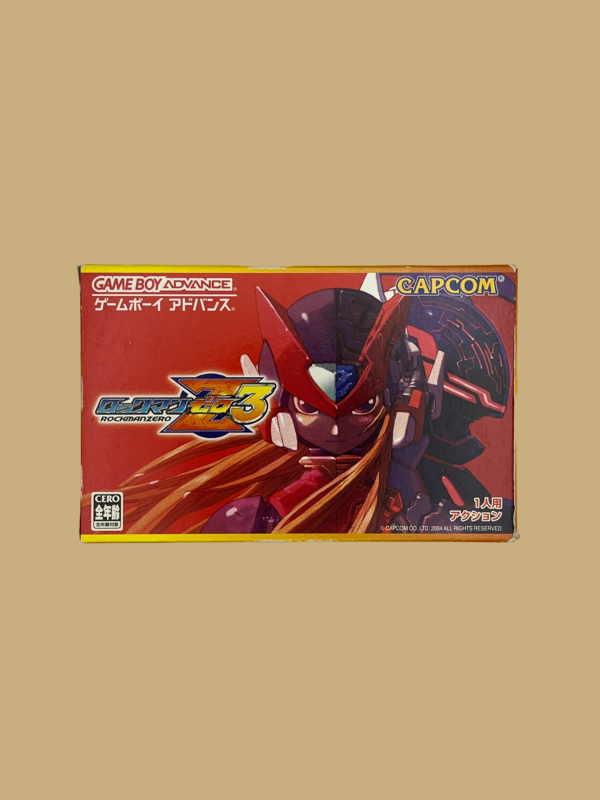 Game boy advance rockman zero 3 front