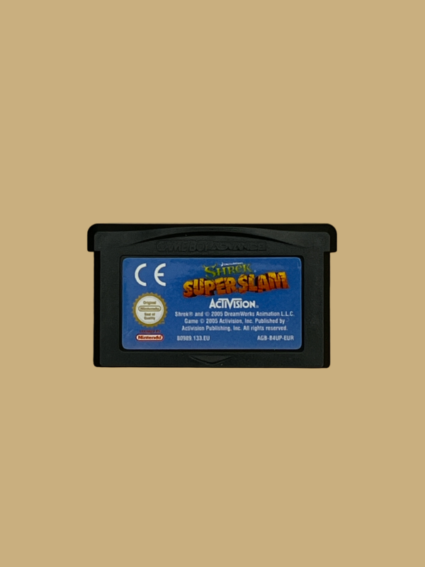 Game boy advance shrek super slam front