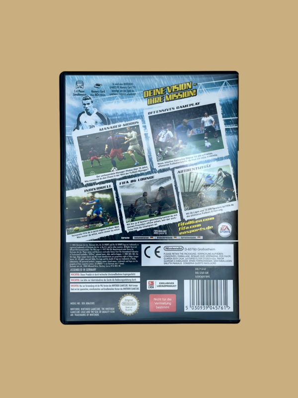 Gamecube fifa 06 back