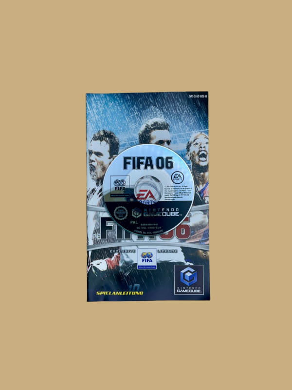 Gamecube fifa 06 booklet