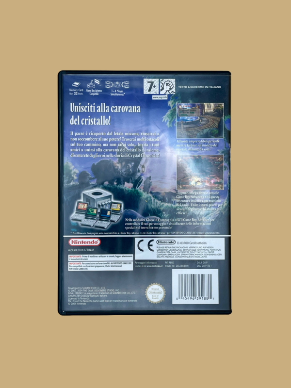 Gamecube final fantasy cristal chronicles back
