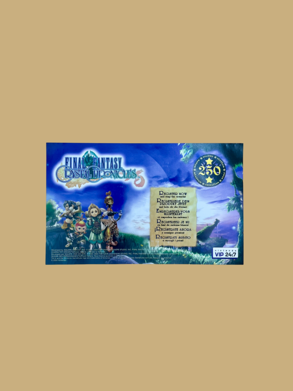 Gamecube final fantasy cristal chronicles zusatz