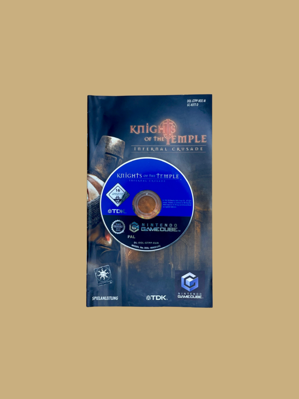 Gamecube knights of the temple infernal crusade booklet