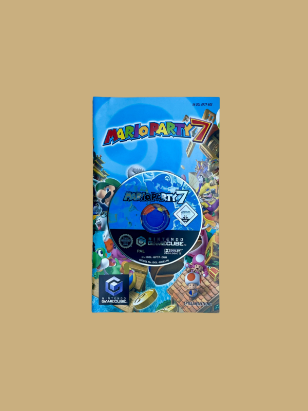 Gamecube mario party 7 booklet